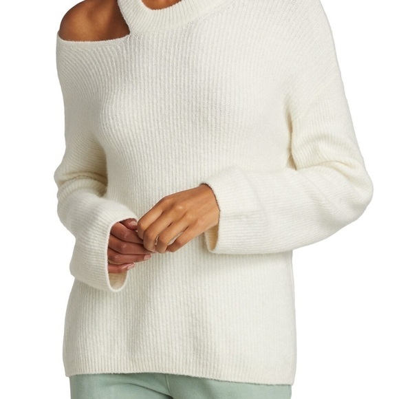 Rails Alexi Pullover sweater cold shoulder size small - Picture 7 of 7